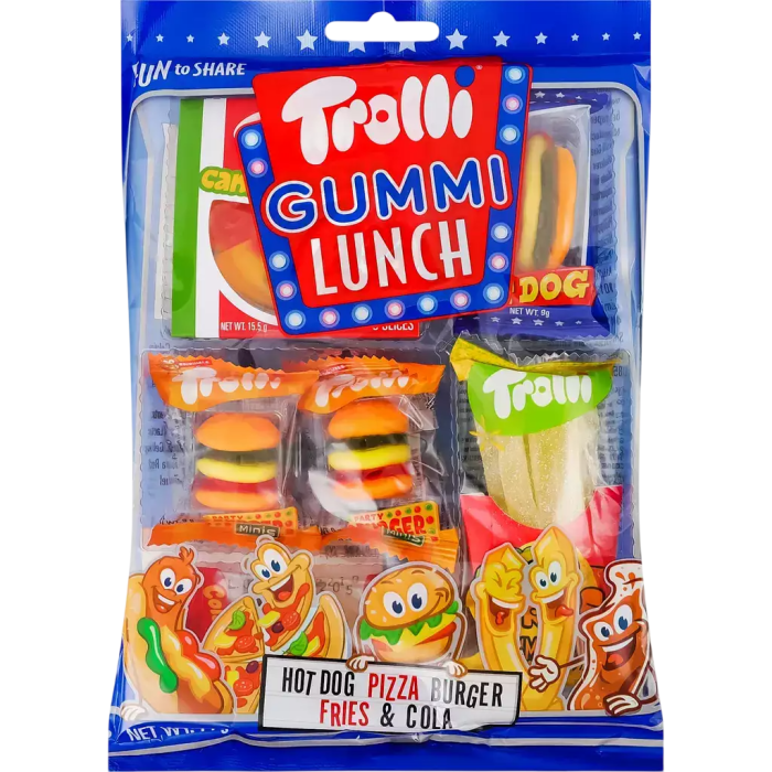 Желейні цукерки Trolli Gummi Lunch 77g