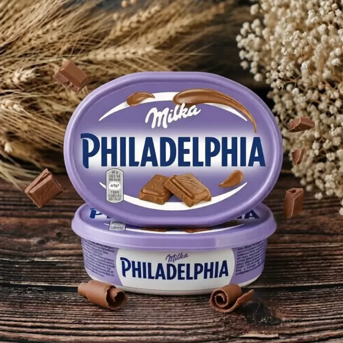 Philadelphia Крем Сир з Шоколадом Milka 150г
