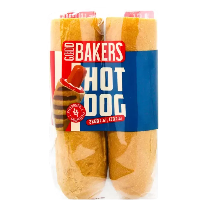 Булочки Good Bakers для французького хот-догу 120г