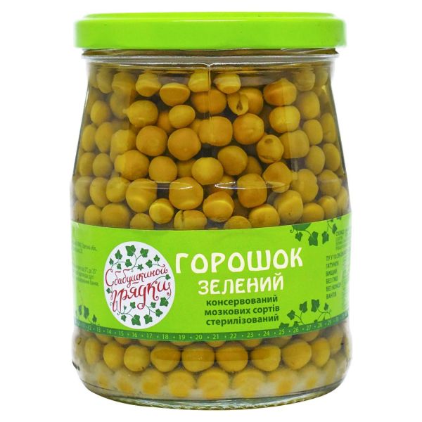 “З бабусиної грядки” Горошок зелений 500г