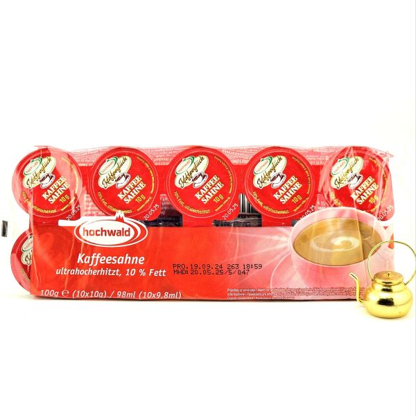 Вершки порційні Hochwald 10% 10 гx10 шт