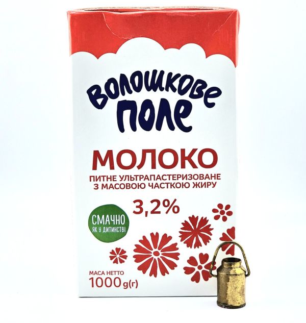 Молоко ТМ Волошкове поле 3.5% ультрапастеризоване 1000 г