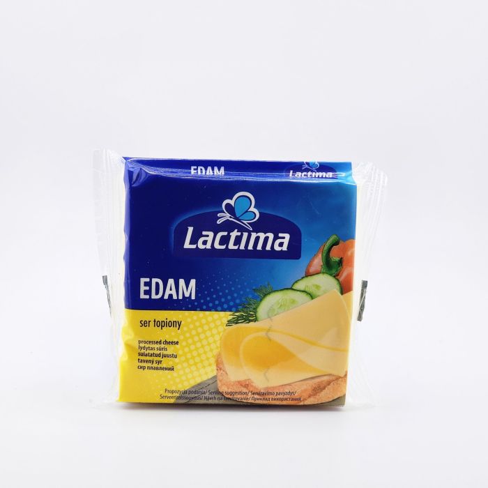 Сир тостовий плавлений Lactima  EDAM слайси для бутербродів 8шт 130г