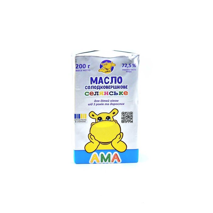 Дитяче масло "АМА" 72,5% 200г