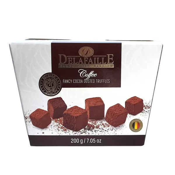 Цукерки трюфель Delafaille Coffee зі смаком кави, 200г