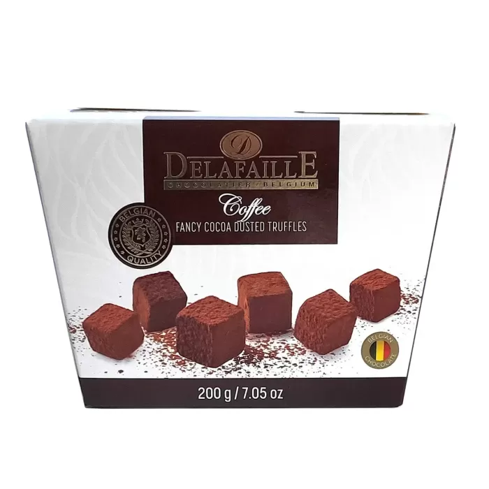 Цукерки трюфель Delafaille Coffee зі смаком кави, 200г