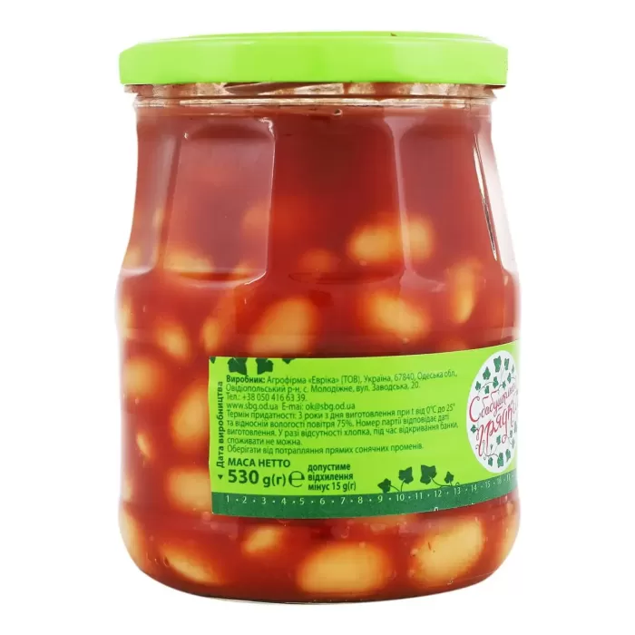 “З Бабусиної Грядки Квасоля” у томатному соусі 510мл