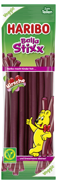 Желейні цукерки Haribo Balla Stixx Вишня 200г