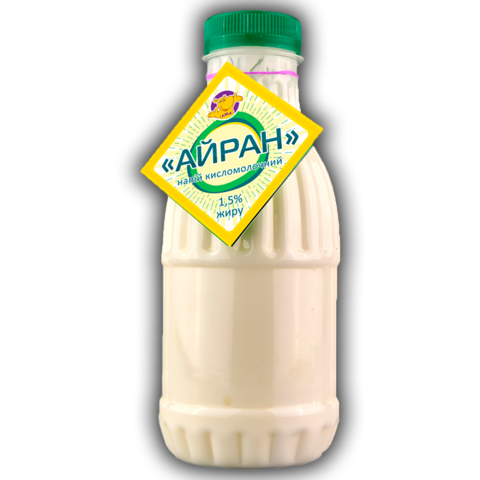 Напій кисломолочний "Айран" 1,5% жиру