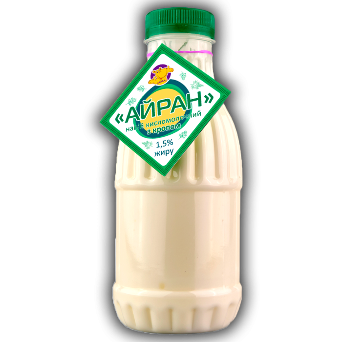 Напій кисломолочний "Айран з маслом кропу" 1,5% жиру 300г