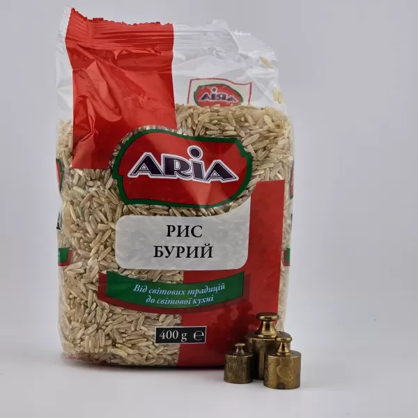 Рис бурий ТМ Aria 400г Рис бурий ТМ Aria 400г