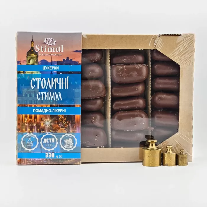 Столичні цукерки з лікером 330г