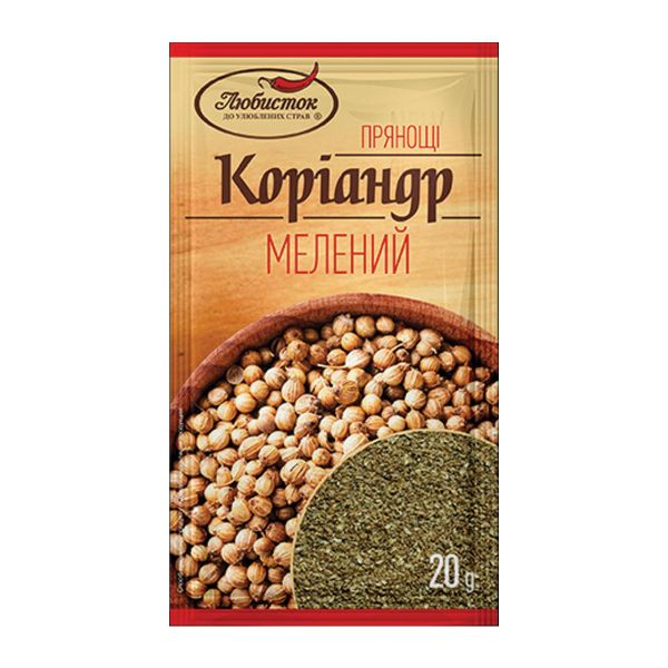 Коріандр мелений Любисток 20г