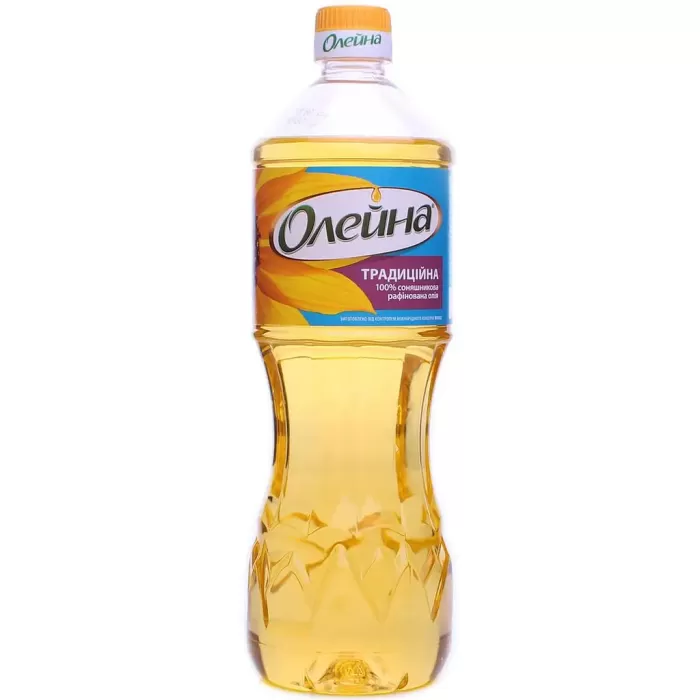 Олія соняшникова Олейна Традиційна рафінована 0.85 л