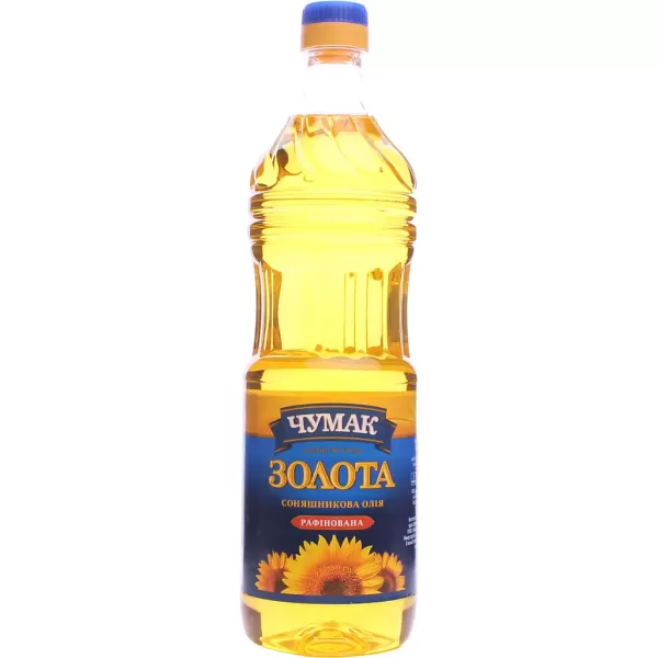 Олія соняшникова Чумак рафінована 0.9 л