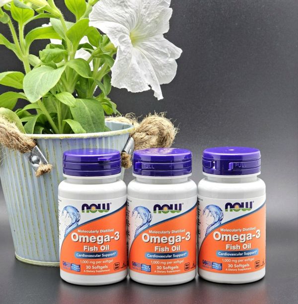 Омега NOW 30шт Fish oil