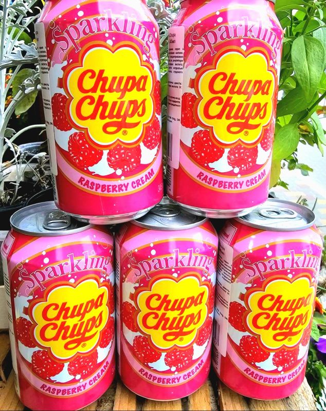 Напій Chupa Chups Raspberry & Cream Flavour