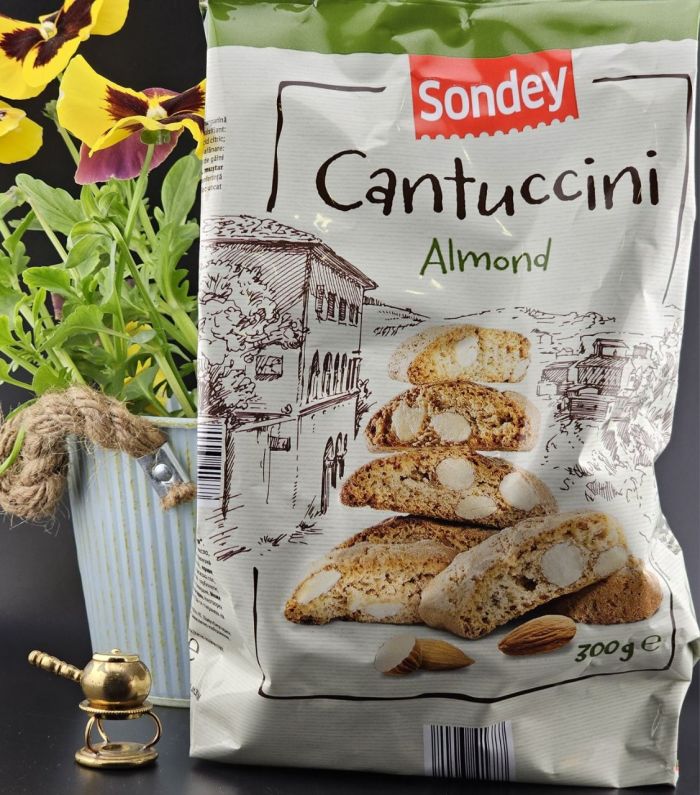 Печиво Кантучіні Sondey Cantuccini Almond з мигдалем