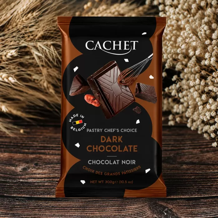 Шоколад чорний Cachet 300г