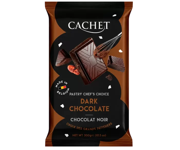Шоколад чорний Cachet 300г