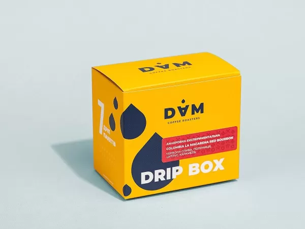 Пачка дріпів “Сolombia La Macarena Red Bourbon” 7шт