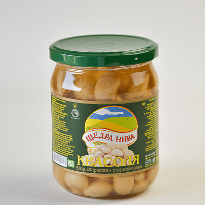 Консервована квасоля біла «Фірмова» Щедра Нива