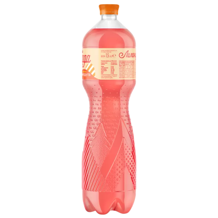 Моршинська Лимонада зі смаком грейпфрута 1,5 л