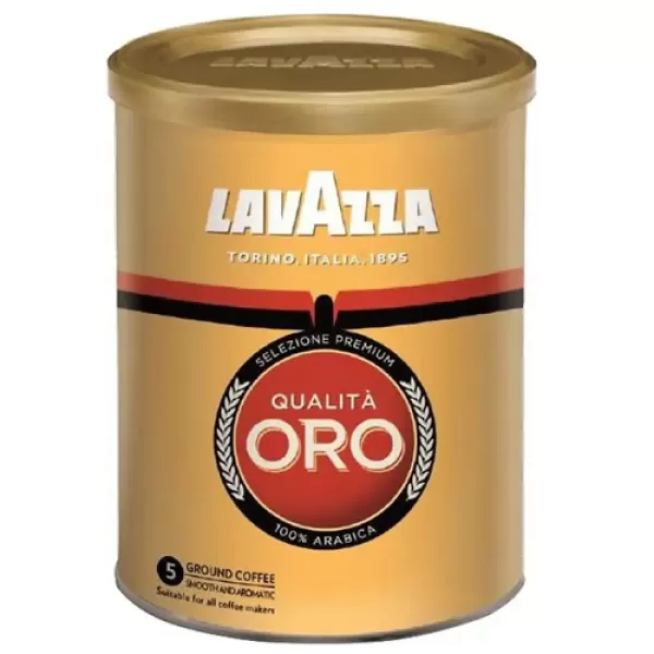Кава Lavazza ORO мелена 250 г залізна банка