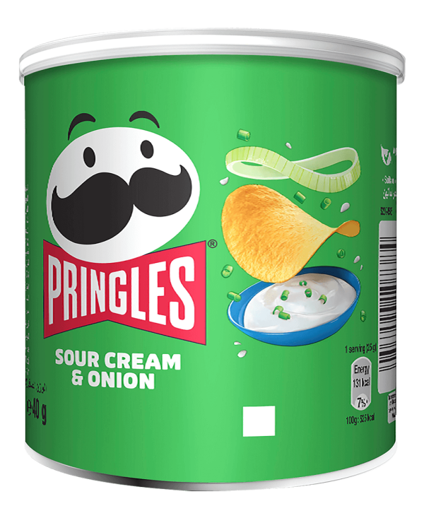 Чипси Pringles сметана та цибуля 40г