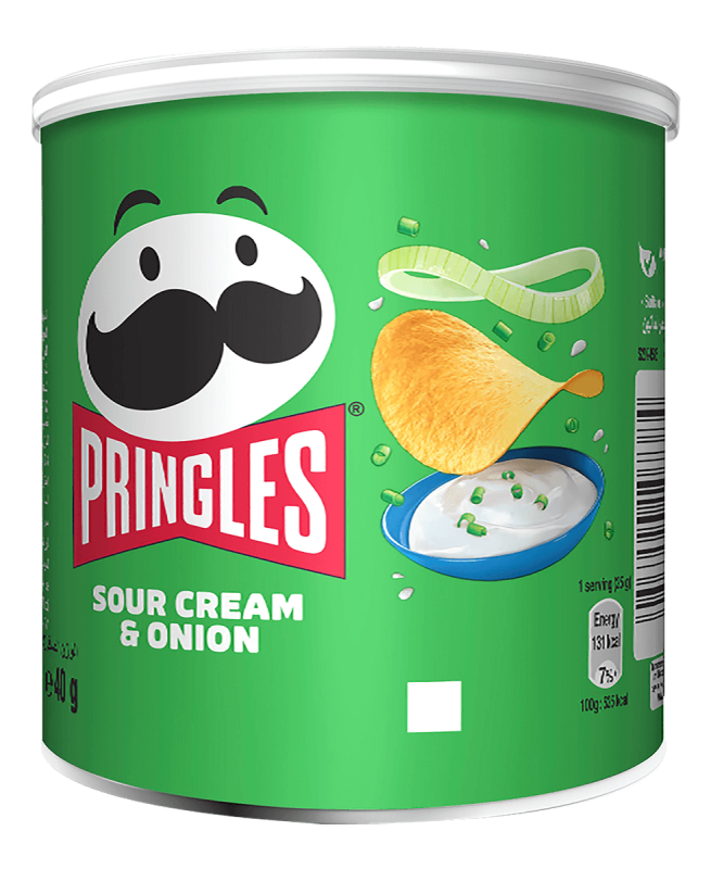 Чипси Pringles сметана та цибуля 40г