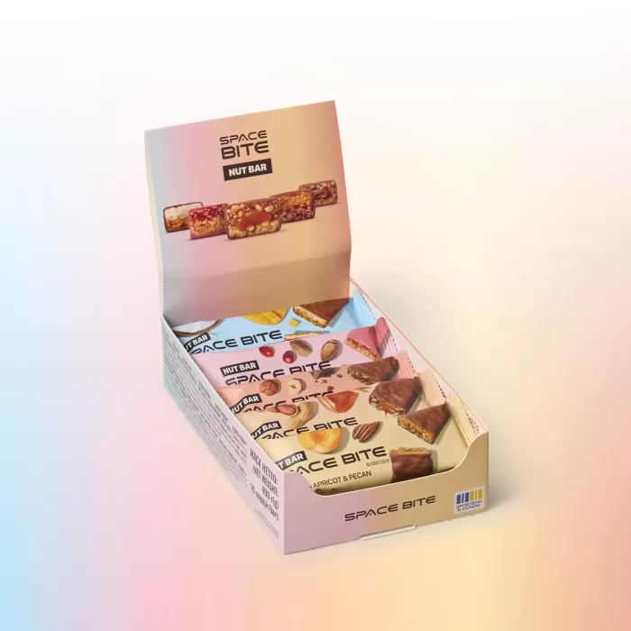 Space bite Асорті енергетичних батончиків коробка 10шт