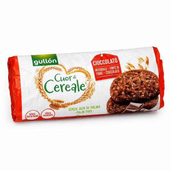Печиво Gullon Cuor di Cereale злаково-шоколадне 280г