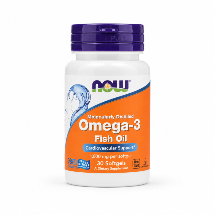 NOW Omega-3 Fish Oil 1000 мг, 30 софтгелів