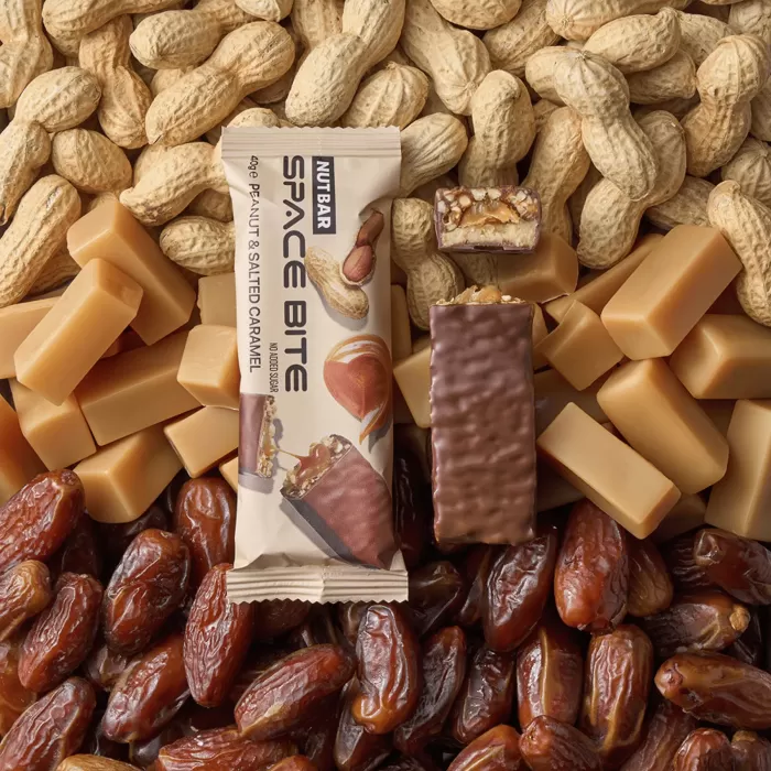 Space bite "Арахіс-Солона карамель" енергетичний батончик коробка 10шт