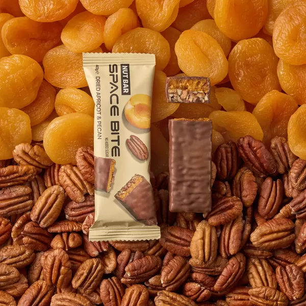 Space bite "Курага-Пекан" енергетичний батончик коробка 10шт