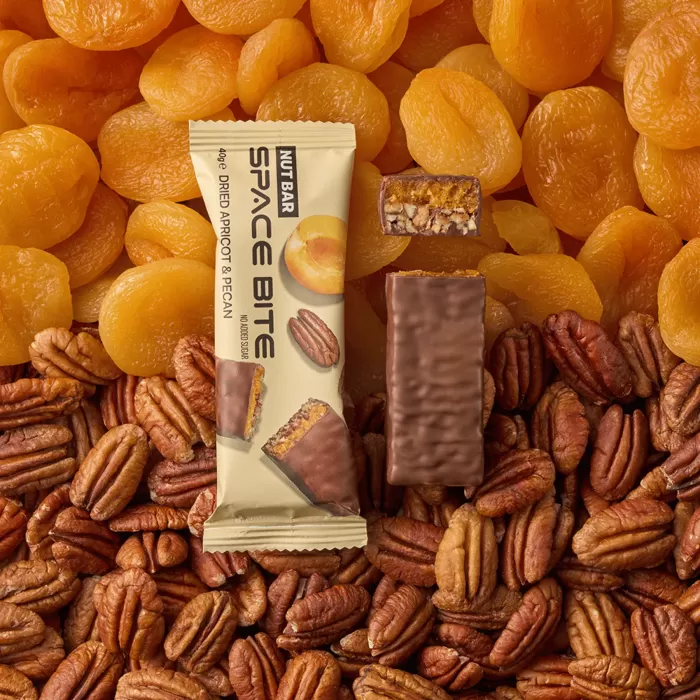 Space bite "Курага-Пекан" енергетичний батончик коробка 10шт