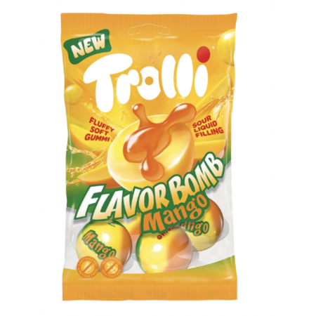 Жувальна цукерка Trolli Flavor Bomb Манго 4 шт