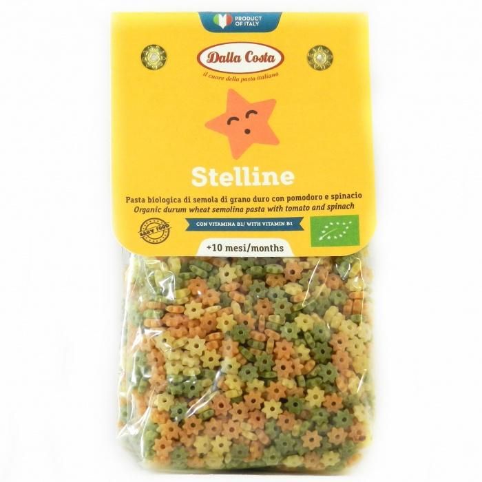 Макарони Dalla Costa Steline томат та шпинат дитячі 200г
